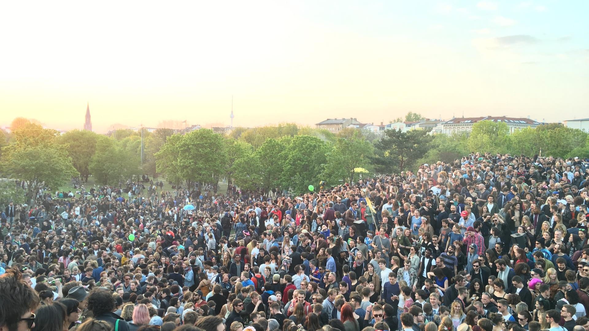 1. Mai in Berlin: Auf dem "Myfest" 2017 feierten Besucher im Görlitzer Park.