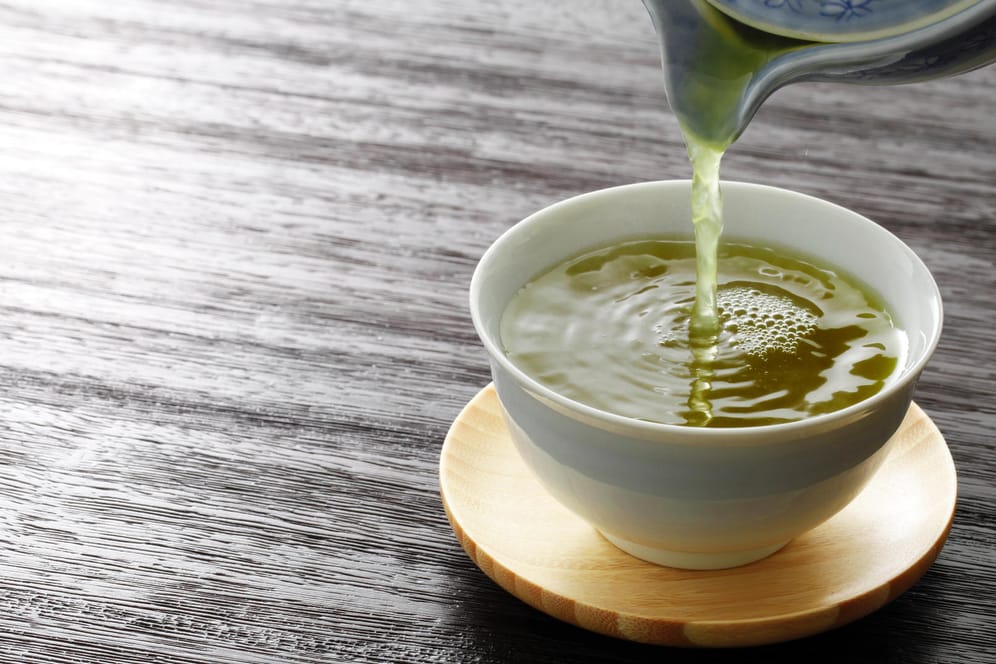 Grüner Tee beugt vielen Krankheiten vor.