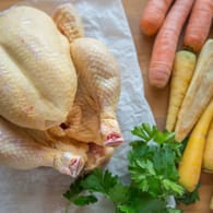 Zutaten für Hühnersuppe