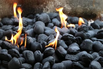 Brennmaterial: Holzkohle, Briketts und Gas haben verschiedene Vor- und Nachteile.