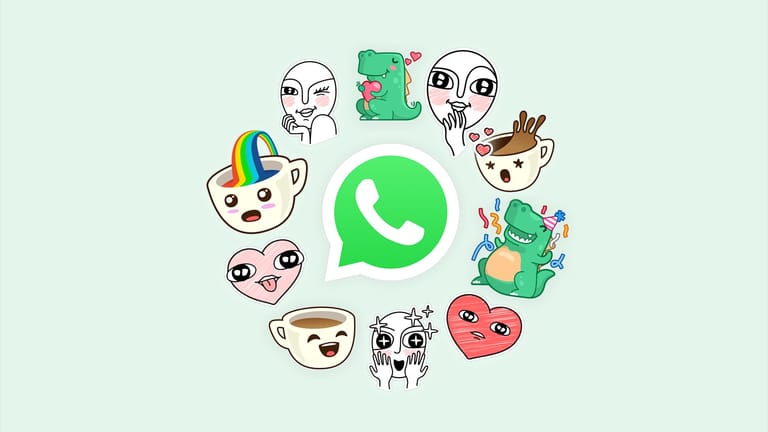 WhatsApp-Sticker: Mit der Emoji-Alternative will WhatsApp seine Nutzer überraschen. Auch Drittanbieter können ihre Sticker in den App Store bringen.