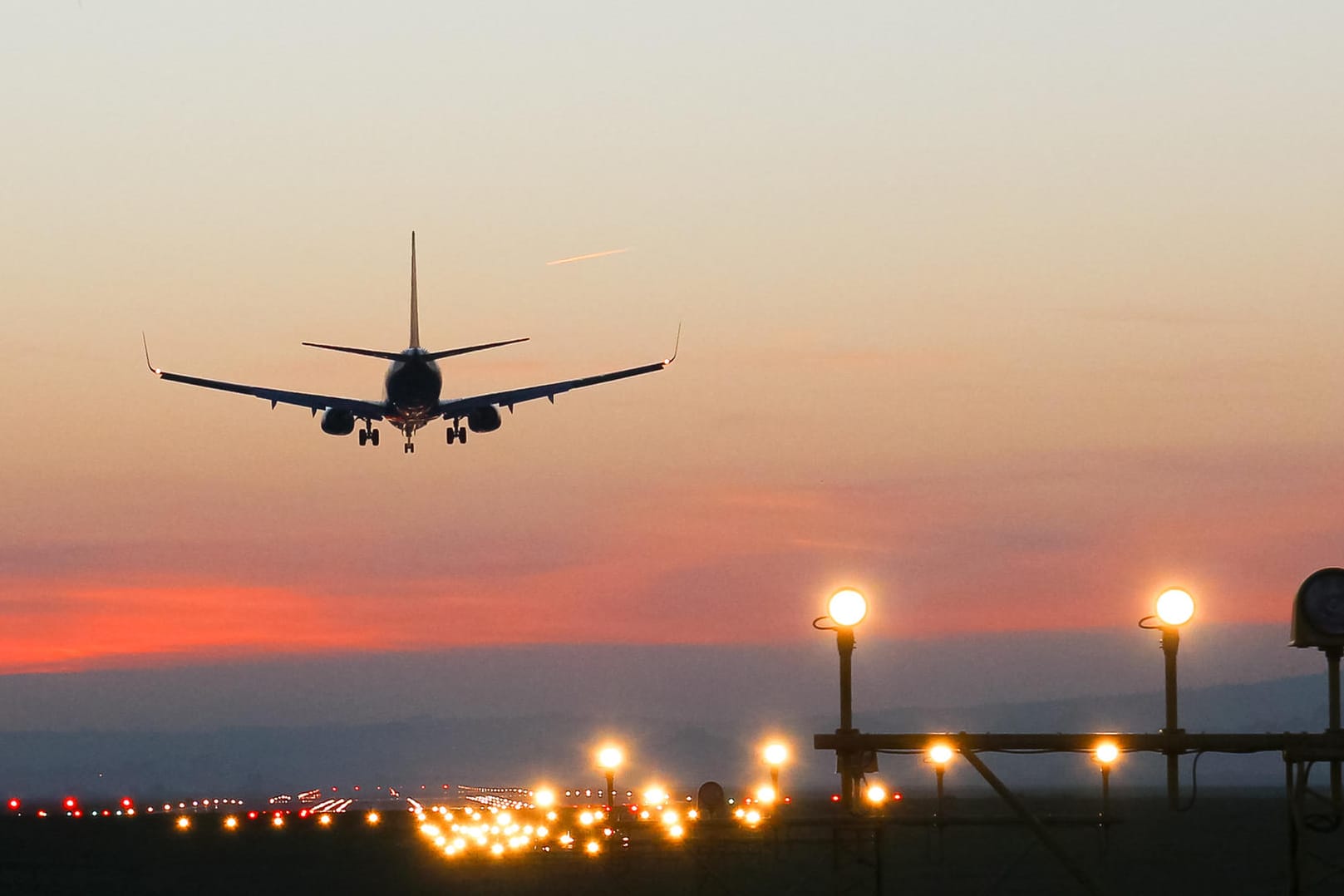 Landeanflug: Auch auf einem Direktflug sind Zwischenlandungen möglich.