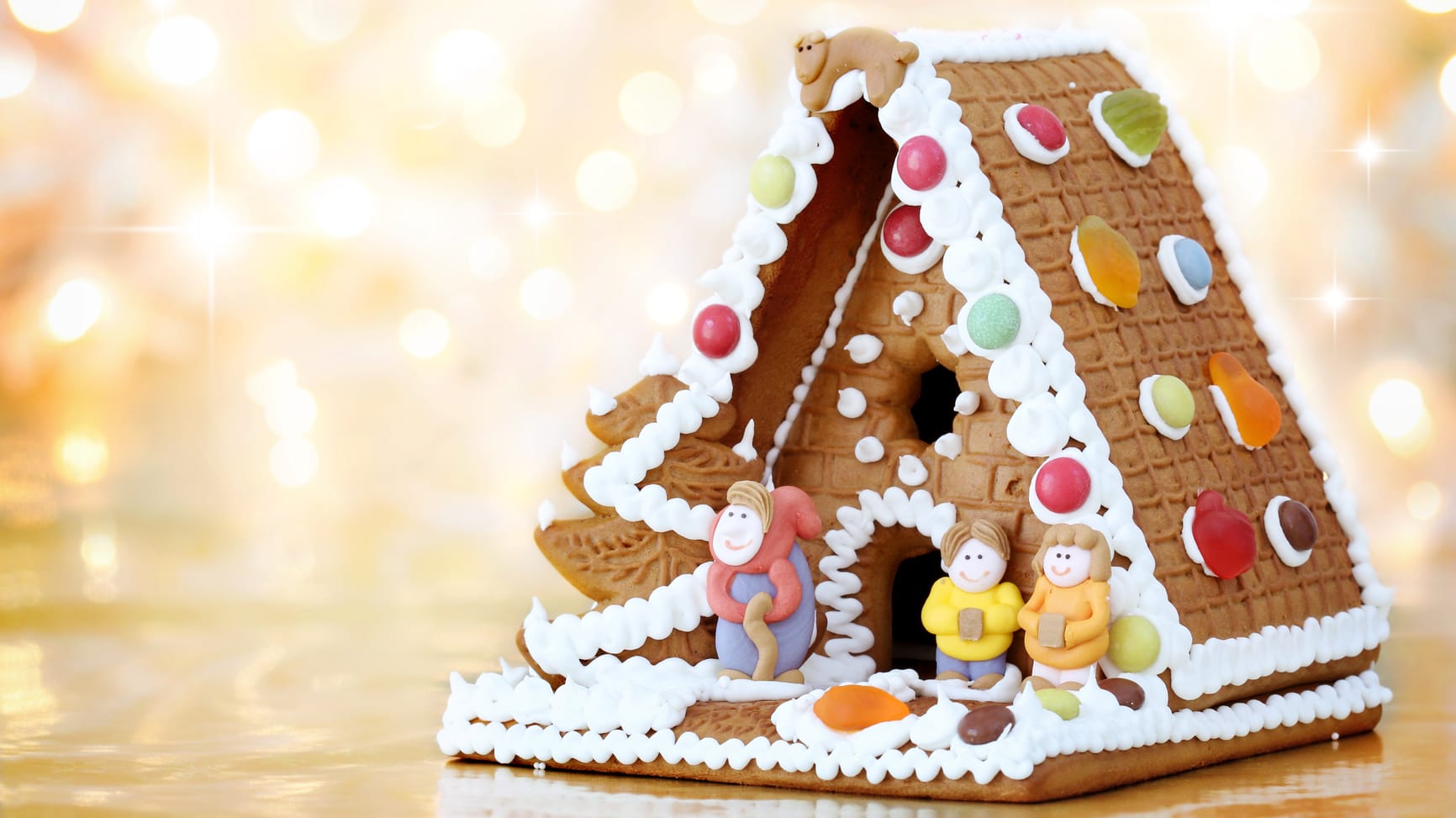 Selbstgemachtes Lebkuchenhaus: Das Märchen von "Hänsel und Gretel" mit dem Haus der Hexe prägte das Aussehen des heute bekannten Pfefferkuchenhauses.