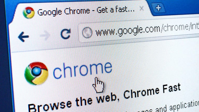Chrome-Webseite: Der Google-Browser ist die beliebteste Surf-Software.