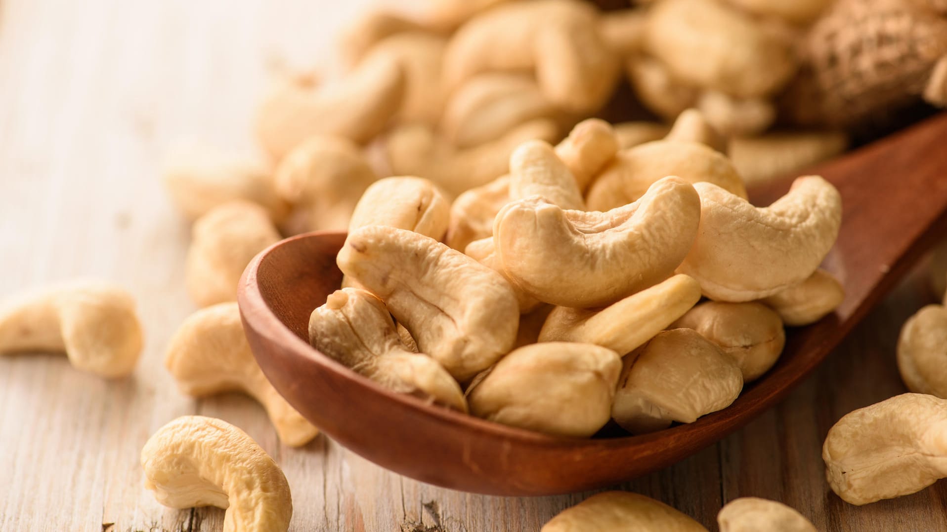 Cashewkerne: Sie enthalten viel Magnesium.