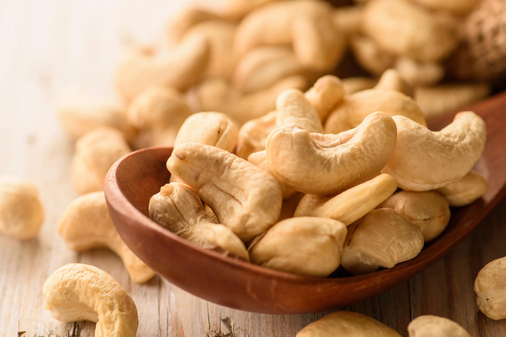 Cashewkerne: Sie enthalten viel Magnesium.