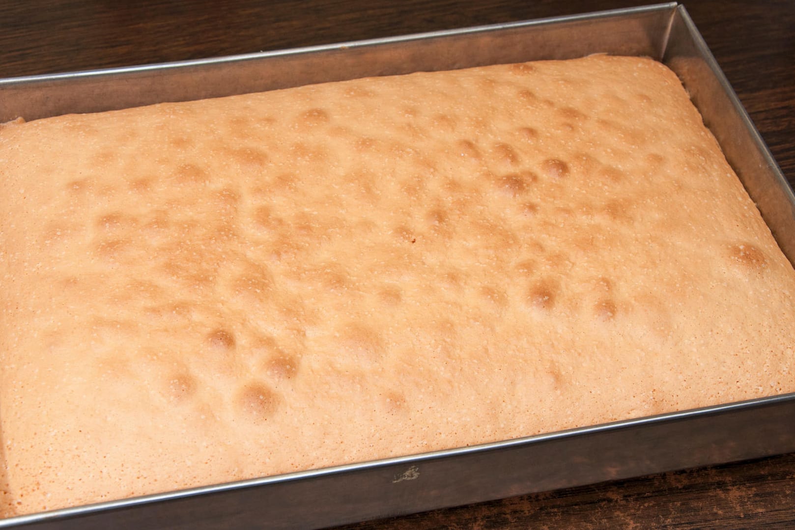 Biskuitboden: In nur 35 Minuten ist er fertig gebacken.