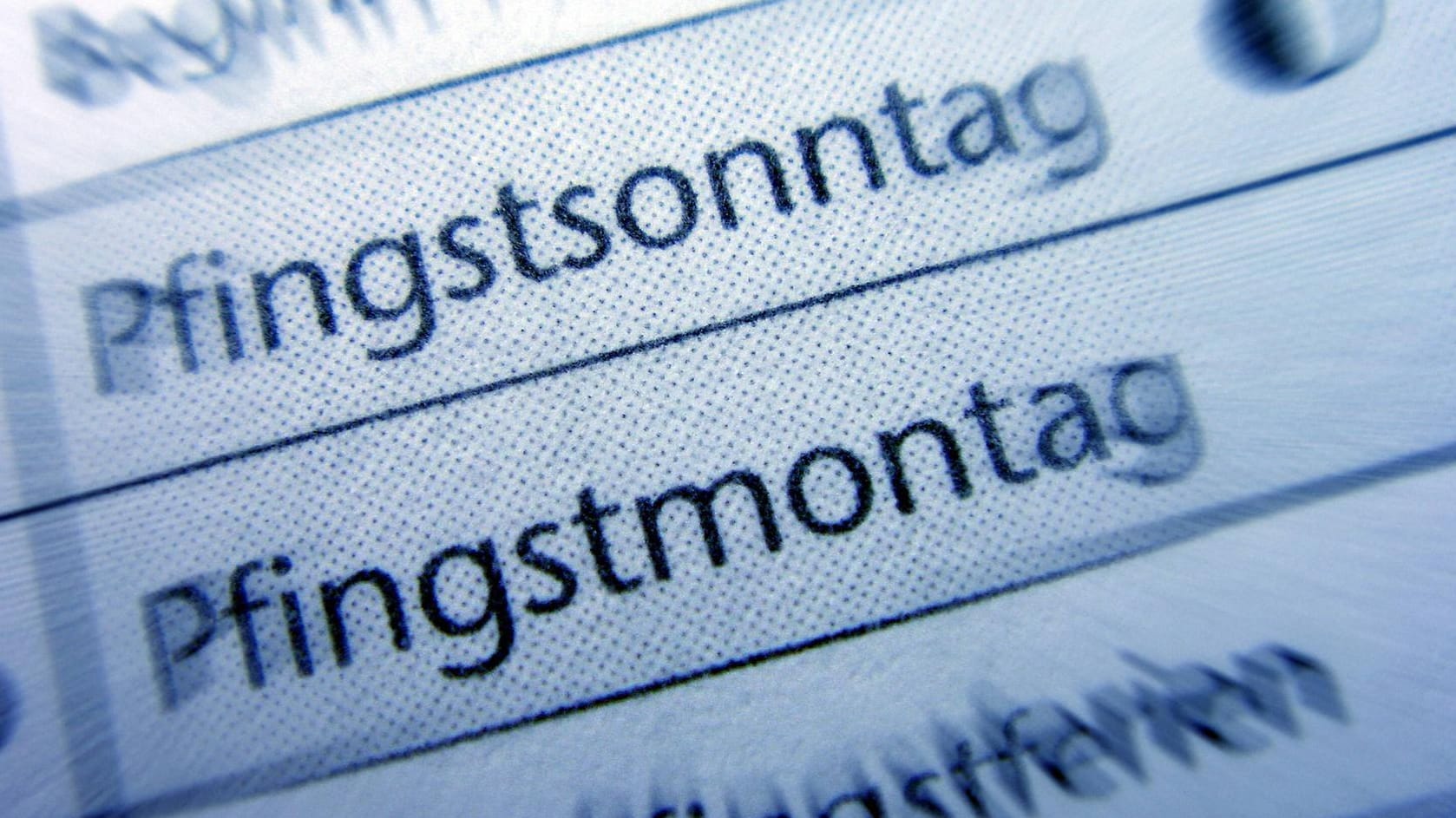 Pfingstmontag: Er ist in allen 16 Bundesländern ein gesetzlicher Feiertag.