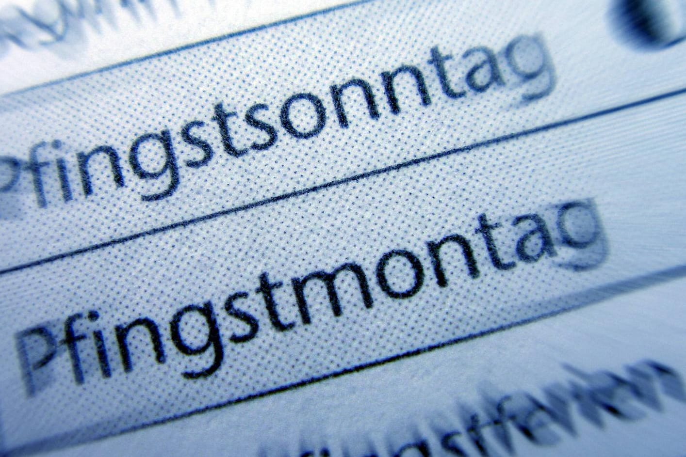 Pfingstmontag: Er ist in allen 16 Bundesländern ein gesetzlicher Feiertag.