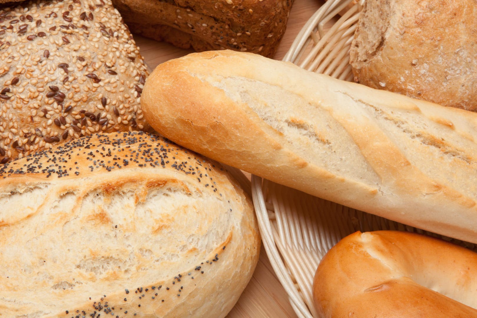 Brot und Brötchen: Sie halten sich mehrere Monate im Tiefkühlfach.