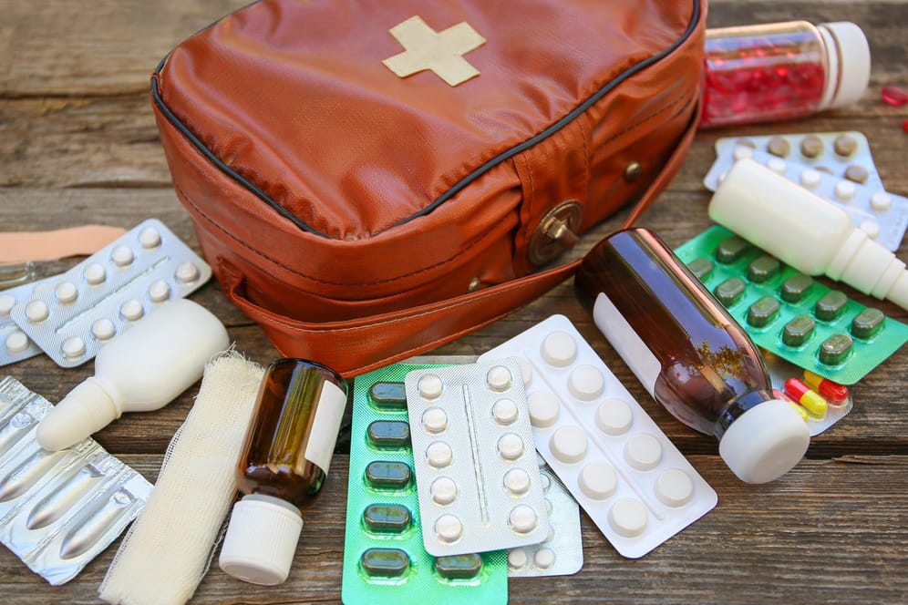 Reiseapotheke: Sie ist vor allem bei längeren Reisen ein Muss.