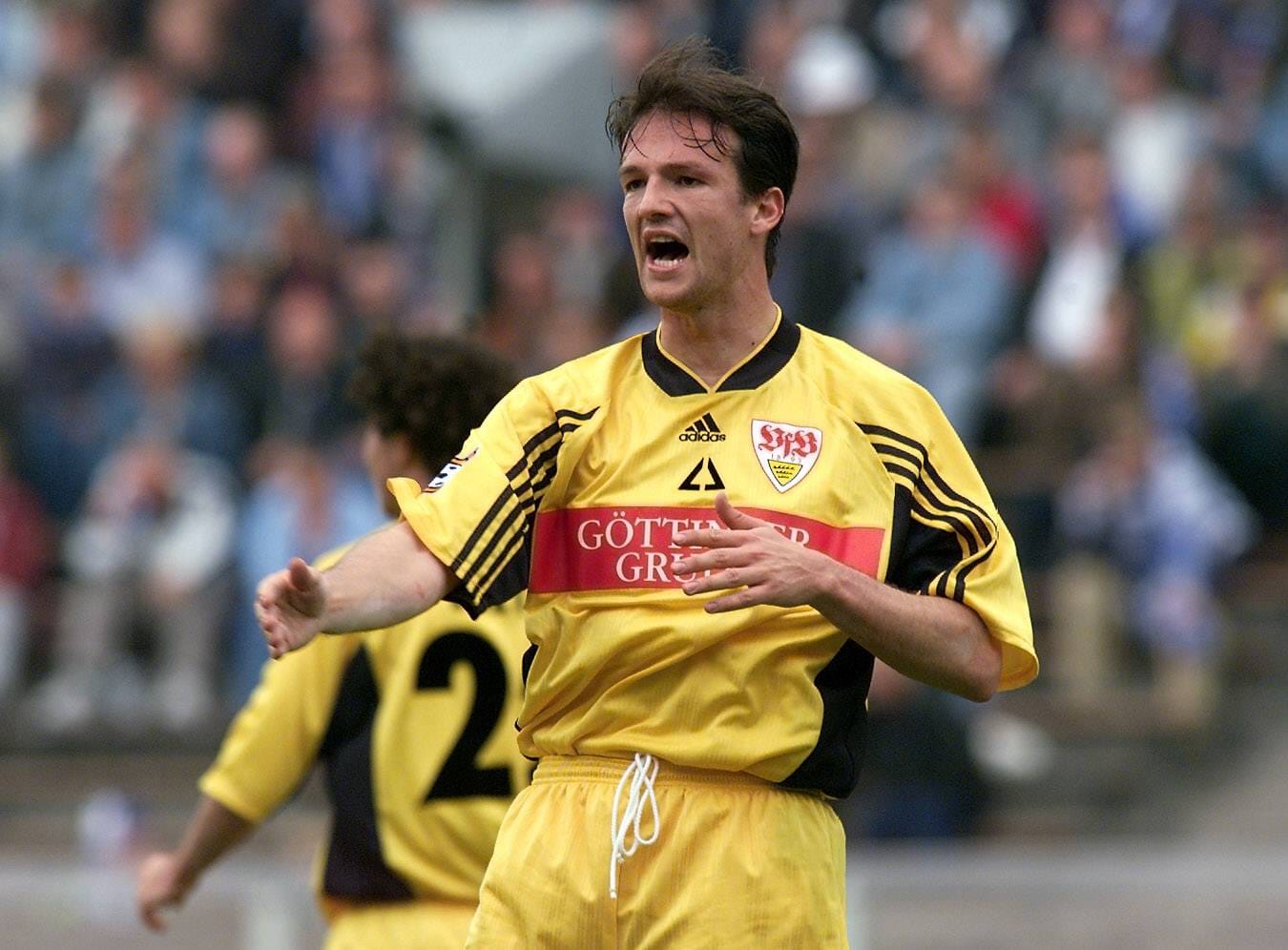 Fredi Bobic (1994-1999): Heute sitzt der ehemalige Nationalspieler im Vorstand von Eintracht Frankfurt. Zuvor war er von 2010 bis 2014 Sportdirekter beim VfB.