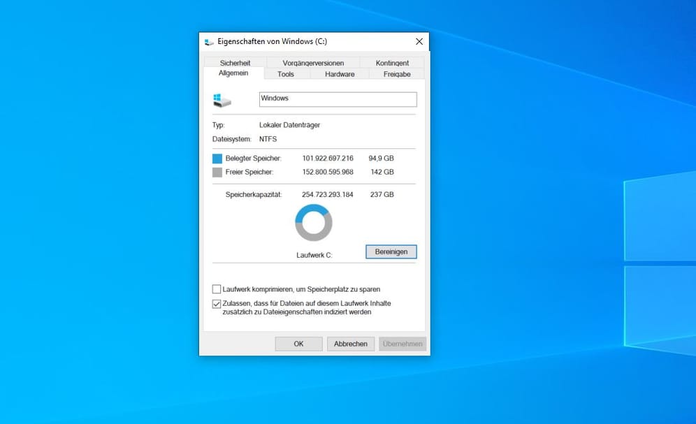 Windows 10 Tipp: Mehr Platz auf Festplatte
