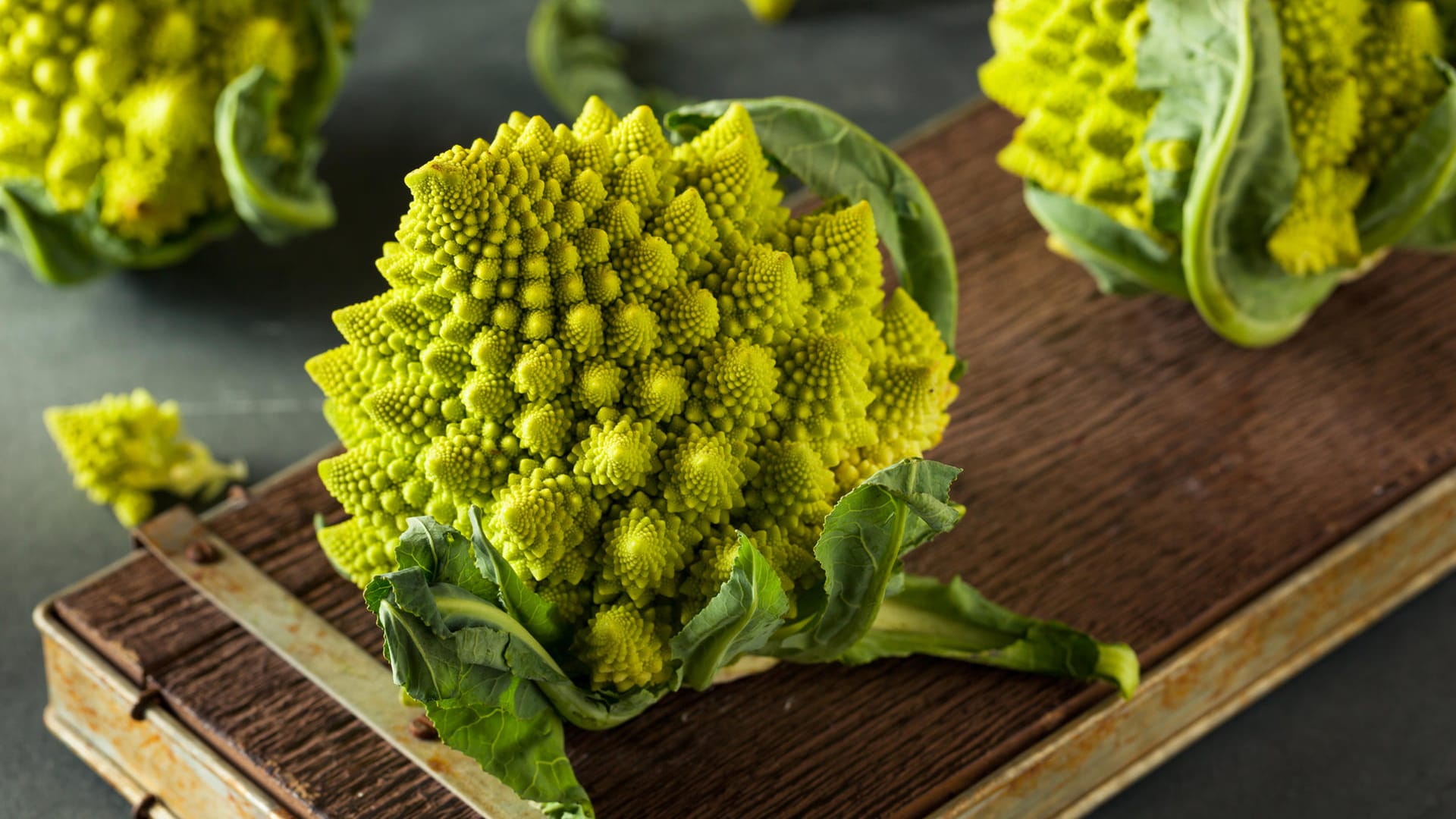 Romanesco: Die Struktur des Romanescos weist Spiralen auf.