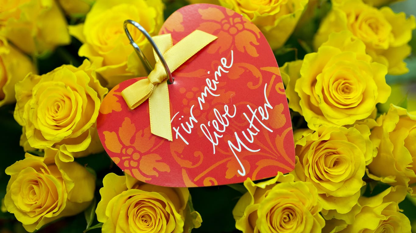 Muttertag: Für Verbundenheit stehen gelbe Rosen.