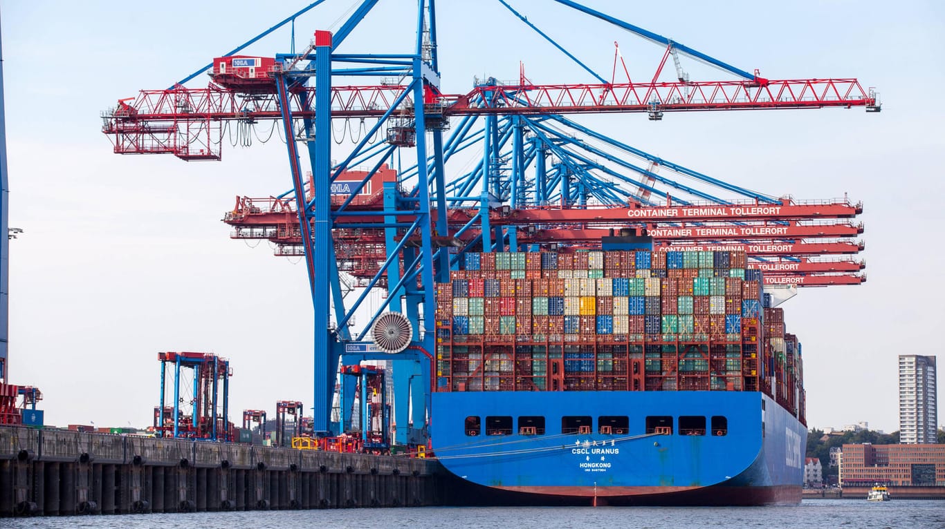 Containerschiff im Hamburger Hafen: Waren aus Nicht-EU-Ländern müssen verzollt werden.