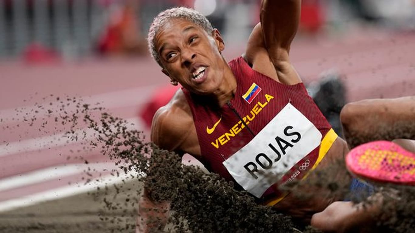 Yulimar Rojas aus Venezuela gewann Dreisprung-Gold.