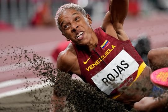 Yulimar Rojas aus Venezuela gewann Dreisprung-Gold.