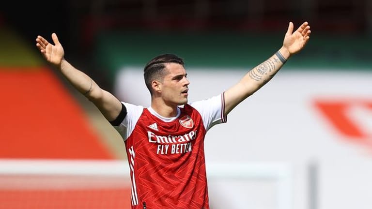 Granit Xhaka soll laut Trainer Mikel Arteta beim FC Arsenal bleiben.