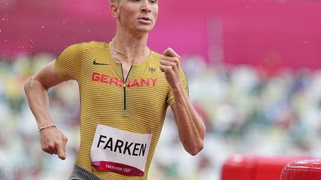 Robert Farken ist ins Halbfinale über 1500 Meter gelaufen.