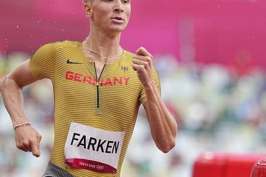 Robert Farken ist ins Halbfinale über 1500 Meter gelaufen.