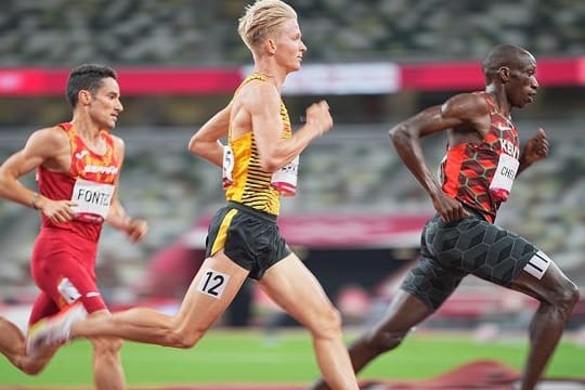 Läuft nicht im Olympia-Finale über 1500 Meter mit: Robert Farken (M).