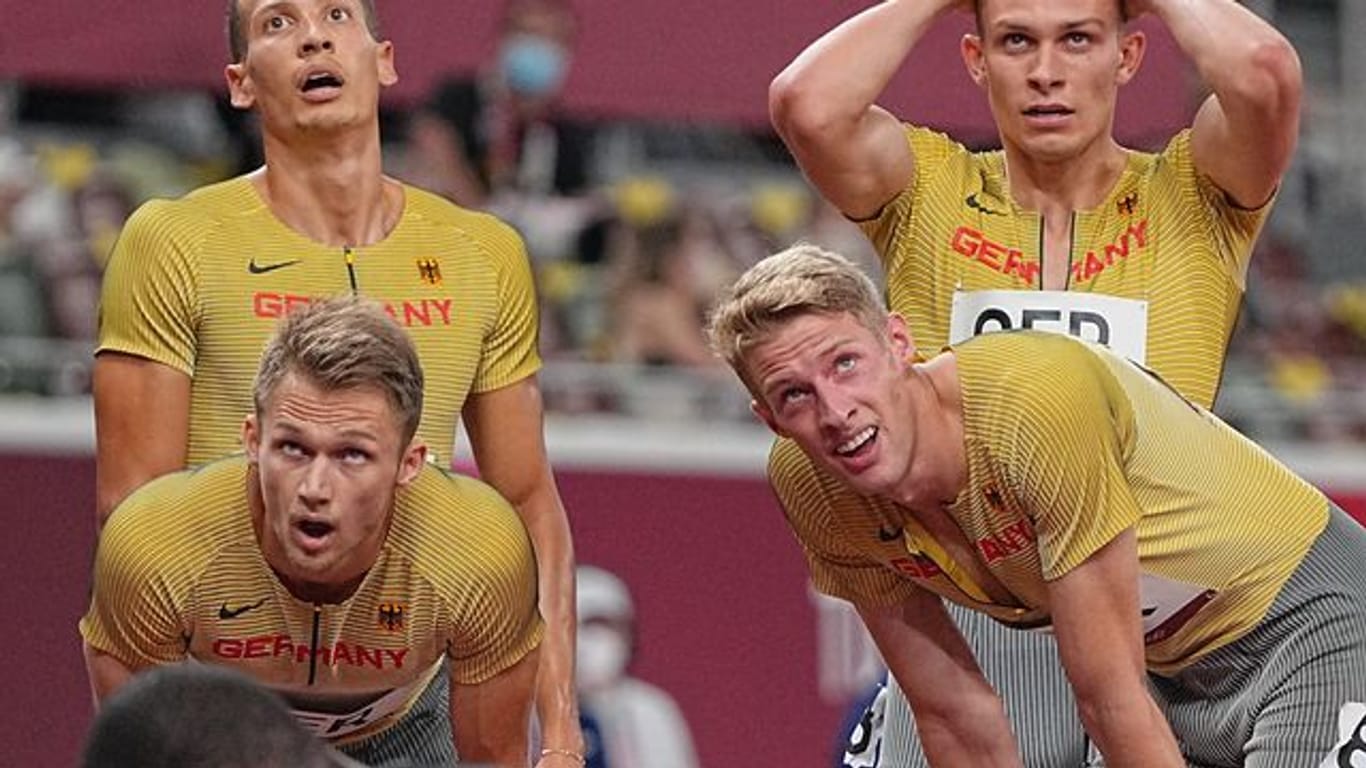 Die deutsche Staffel hat das Finale über 4 x 400 Meter in Tokio deutlich verpasst.