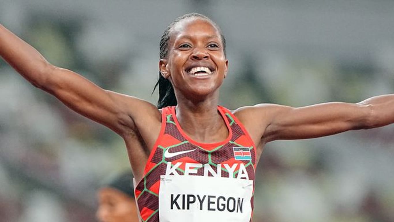 Faith Kipyegon holte Gold über 1500 Meter.