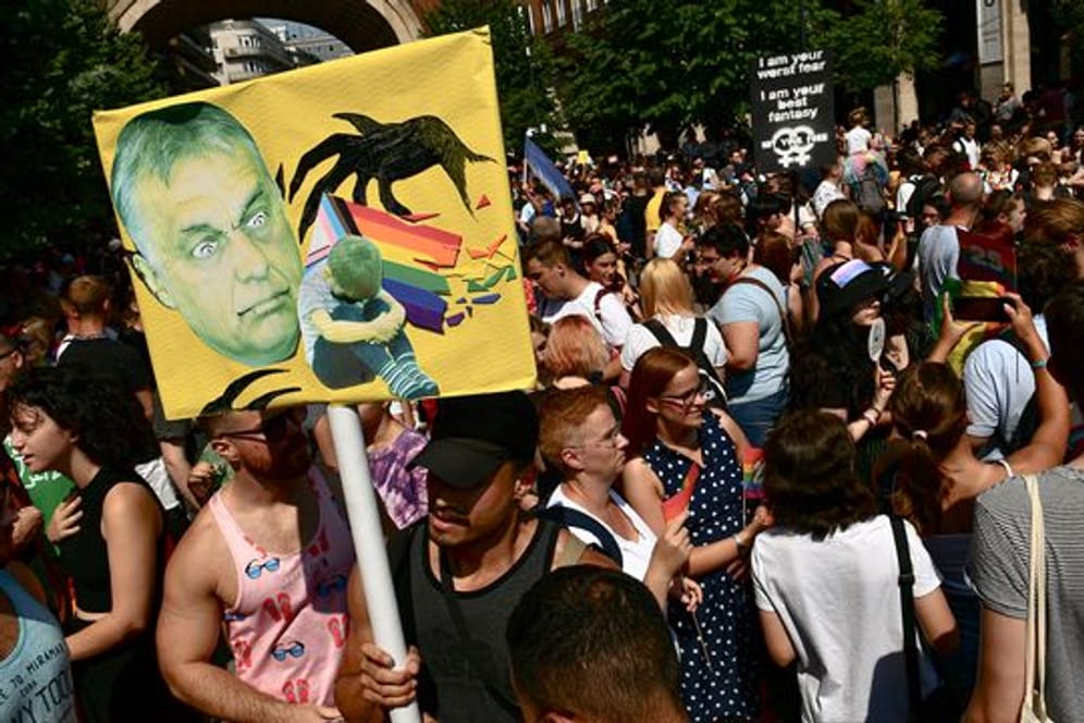 Das neue Gesetz Orbans hatte im In- und Ausland für Proteste gesorgt.