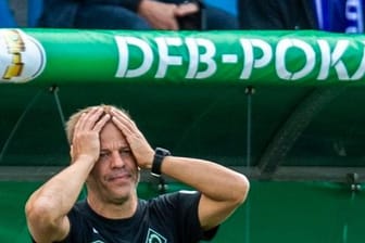 Trainer Markus Anfang schied mit Bremen in der ersten Runde aus.