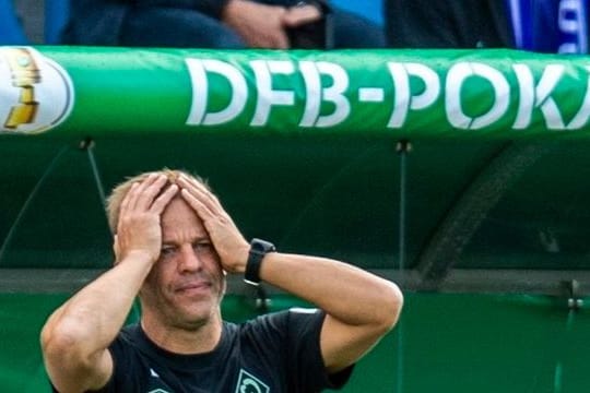 Trainer Markus Anfang schied mit Bremen in der ersten Runde aus.