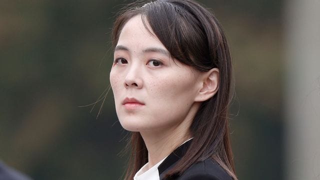 Kim Yo Jong, hier im Jahr 2019, ist die Schwester von Nordkoreas Machthaber Kim Jong Un. Kim Yo Jong, hier im Jahr 2019, ist die Schwester von Nordkoreas Machthaber Kim Jong Un.