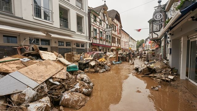 Hochwasserschäden in Bad Neuenahr-Ahrweiler.