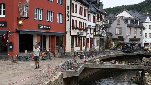 Bad Münstereifel - einen Monat nach der Hochwasserkatastrophe.