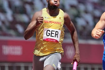 Lucas Ansah-Peprah lief die 100 Meter bei starkem Rückenwind in unter 10 Sekunden.