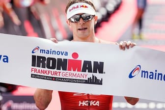 Gewann die Ironman-Europameisterschaft in Frankfurt: Der Schwede Patrik Nilsson.