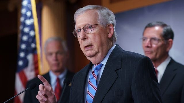 Mitch McConnell, Vorsitzender der republikanischen Opposition im US-Senat.