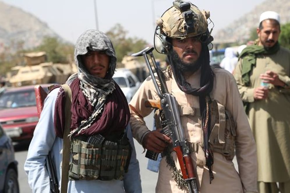 Taliban-Kämpfer in Kabul.