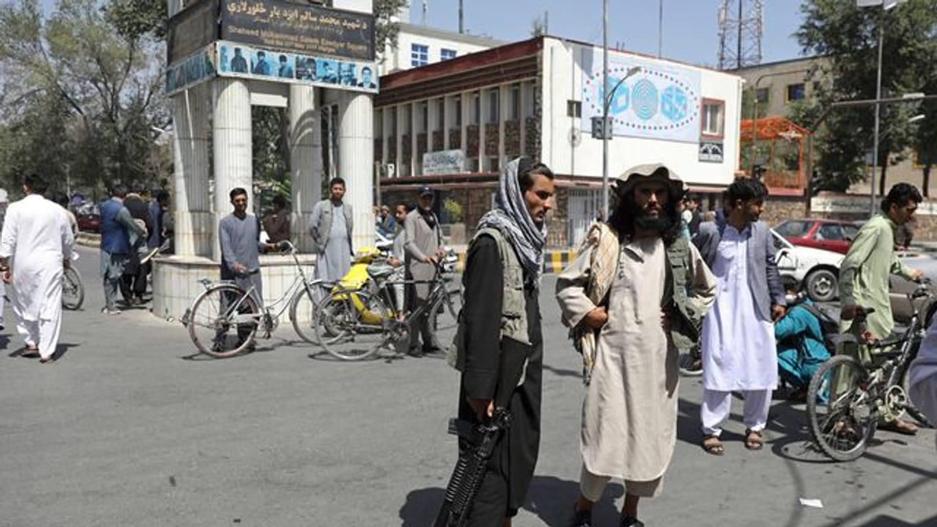 Taliban-Kämpfer in Kabul.