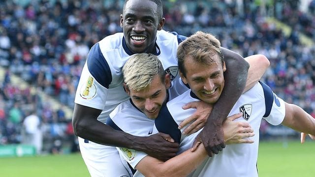 Die Bochumer Spieler wollen wieder vor den eigenen Fans jubeln (Archivbild). Die Bochumer Spieler wollen wieder vor den eigenen Fans jubeln (Archivbild).