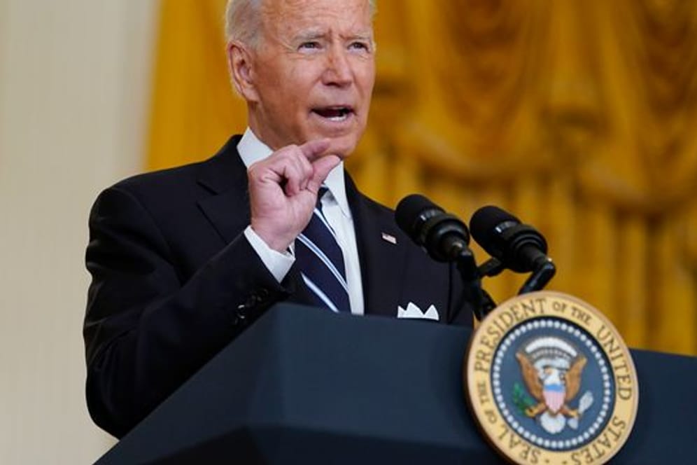 US-Präsident Joe Biden hat Probleme bei der Evakuierung von Afghanen aus Kabul wegen des Vorgehens der Taliban angedeutet.
