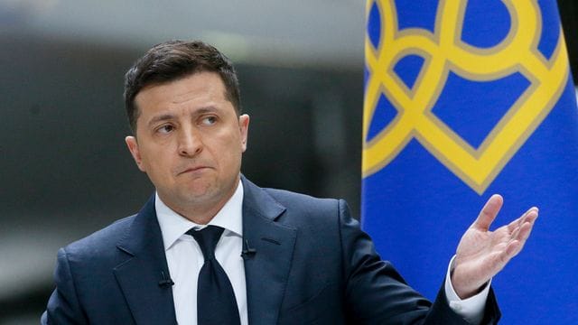 Der ukrainische Präsident Wolodymyr Selenskyj hofft auf ein Scheitern des deutsch-russischen Gasleitungsprojekts Nord Stream 2.