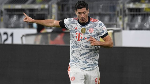 Bayern-Stürmer Robert Lewandowski trifft und trifft und trifft.