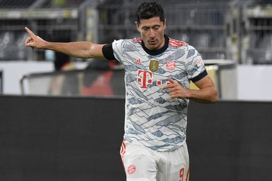 Bayern-Stürmer Robert Lewandowski trifft und trifft und trifft.