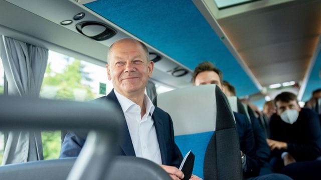 Auf der Überholspur: SPD-Kanzlerkandidat Olaf Scholz.