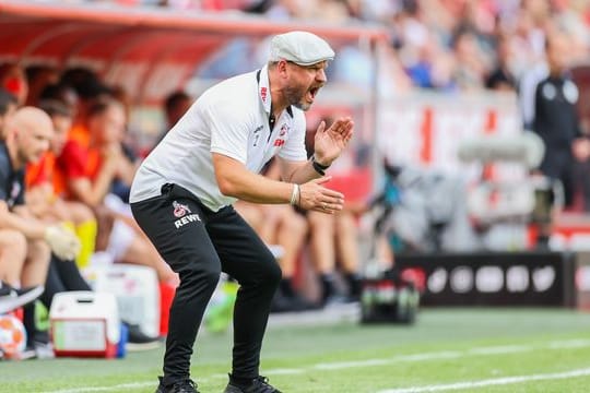 Kölns Trainer Steffen Baumgart will auch in München mutig spielen lassen.