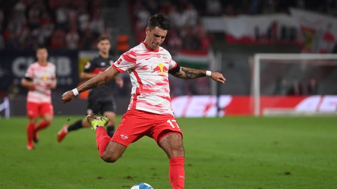 Der Leipziger Dominik Szoboszlai überzeugte gegen den VfB.