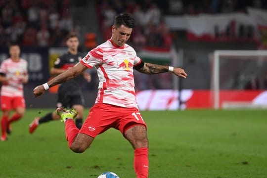 Der Leipziger Dominik Szoboszlai überzeugte gegen den VfB.