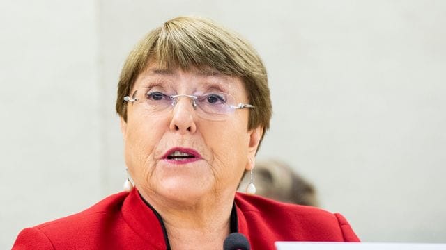 Michelle Bachelet, Hochkommissarin der Vereinten Nationen für Menschenrechte.