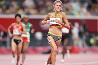 Konstanze Klosterhalfen startet beim ISTAF.